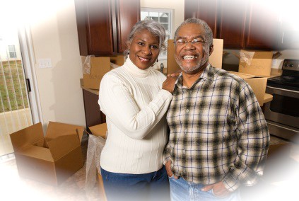 Senior Couple Packing and using a Moving Checklist